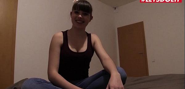  LETSDOEIT - Super Horny Teen Squirts Playing With Her Sex Toy (Luna Rival)